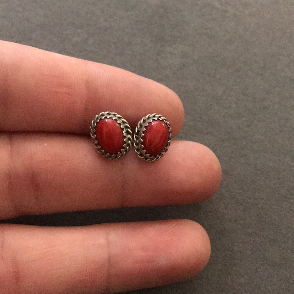 Handmade Coral earrings